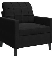 Sessel Schwarz 60 cm Samt