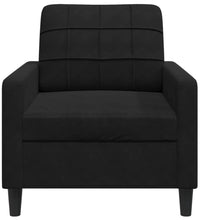 Sessel Schwarz 60 cm Samt