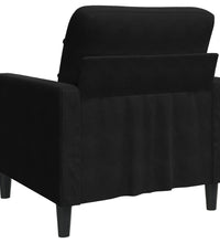 Sessel Schwarz 60 cm Samt