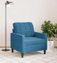 Sessel Blau 60 cm Samt