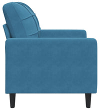 Sessel Blau 60 cm Samt