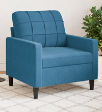 Sessel Blau 60 cm Samt