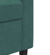 2-Sitzer-Sofa Dunkelgrün 140 cm Samt