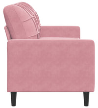 3-Sitzer-Sofa Rosa 180 cm Samt