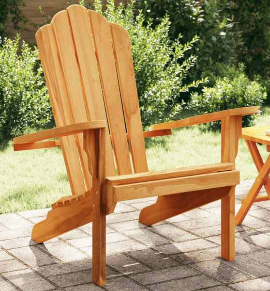 Adirondack-Gartenstuhl 77x78x95 cm Massivholz Teak