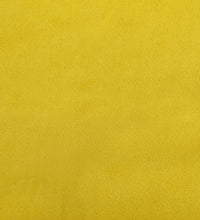 2-Sitzer-Sofa mit Zierkissen Gelb 120 cm Samt