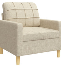 3-tlg. Sofagarnitur Creme Stoff