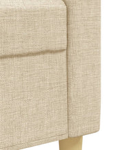 2-tlg. Sofagarnitur Creme Stoff