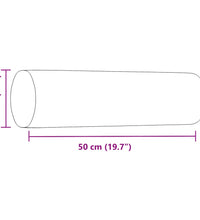 2-tlg. Sofagarnitur mit Dekokissen Creme Stoff