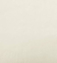 3-tlg. Sofagarnitur mit Kissen und Nackenrollen Creme Samt