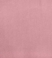 2-tlg. Sofagarnitur mit Kissen und Nackenrollen Rosa Samt