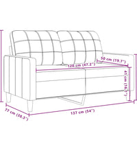 2-tlg. Sofagarnitur mit Kissen und Nackenrollen Rosa Samt