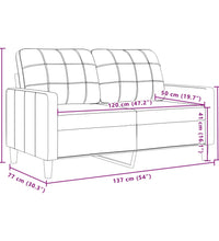 2-tlg. Sofagarnitur mit Kissen und Nackenrollen Gelb Samt