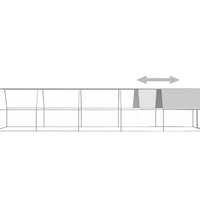 Hühnerkäfig 3x10x2 m Verzinkter Stahl