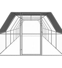 Hühnerkäfig 3x12x2 m Verzinkter Stahl