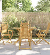 5-tlg. Garten-Essgruppe Bambus