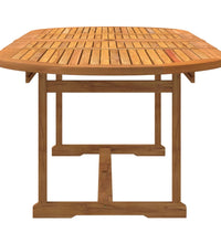 7-tlg. Garten-Essgruppe Massivholz Akazie und Textilene