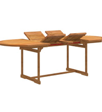 7-tlg. Garten-Essgruppe Massivholz Akazie und Textilene