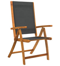 7-tlg. Garten-Essgruppe Massivholz Akazie und Textilene