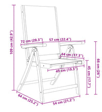7-tlg. Garten-Essgruppe Massivholz Akazie und Textilene