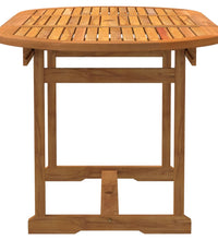 7-tlg. Garten-Essgruppe Massivholz Akazie und Textilene