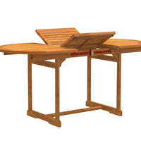 7-tlg. Garten-Essgruppe Massivholz Akazie und Textilene