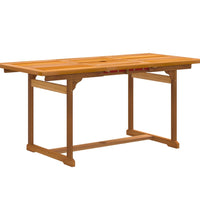 7-tlg. Garten-Essgruppe Massivholz Akazie und Textilene