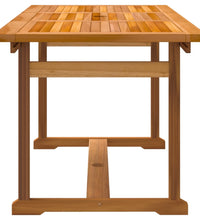 7-tlg. Garten-Essgruppe Massivholz Akazie und Textilene