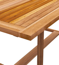 7-tlg. Garten-Essgruppe Massivholz Akazie und Textilene