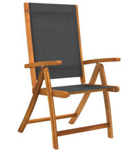 7-tlg. Garten-Essgruppe Massivholz Akazie und Textilene