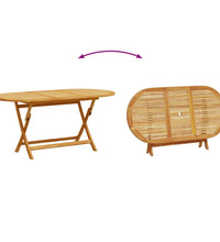 7-tlg. Garten-Essgruppe Massivholz Akazie und Textilene