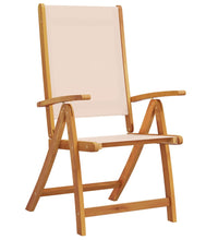 7-tlg. Garten-Essgruppe Massivholz Akazie und Textilene