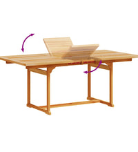 7-tlg. Garten-Essgruppe Massivholz Akazie und Textilene