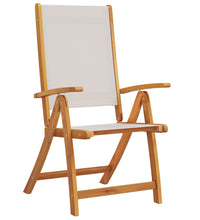 7-tlg. Garten-Essgruppe Massivholz Akazie und Textilene