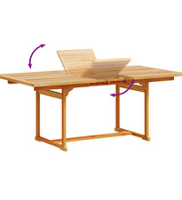 7-tlg. Garten-Essgruppe Massivholz Akazie und Textilene