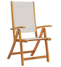 7-tlg. Garten-Essgruppe Massivholz Akazie und Textilene