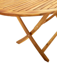 7-tlg. Garten-Essgruppe Massivholz Akazie und Textilene