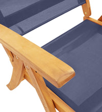 7-tlg. Garten-Essgruppe Massivholz Akazie und Textilene