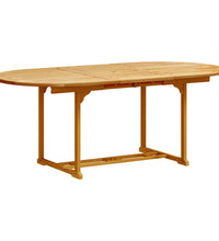 7-tlg. Garten-Essgruppe Massivholz Akazie und Textilene