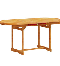 7-tlg. Garten-Essgruppe Massivholz Akazie und Textilene