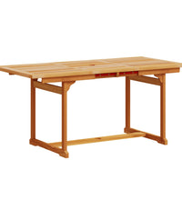 7-tlg. Garten-Essgruppe Massivholz Akazie und Textilene