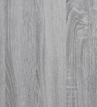 Bettgestell Grau Sonoma 160x200 cm Holzwerkstoff und Metall