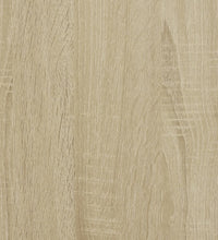 Bettgestell Sonoma-Eiche 140x200 cm Holzwerkstoff und Metall