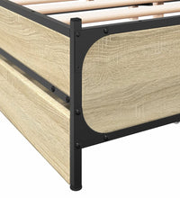 Bettgestell mit Schubladen Sonoma-Eiche 140x200cm Holzwerkstoff