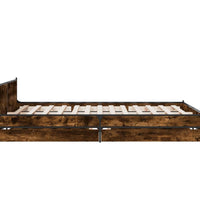 Bettgestell mit Schubladen Räuchereiche 120x200cm Holzwerkstoff