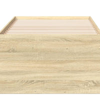 Tagesbett mit Schubladen ohne Matratze Sonoma-Eiche 100x200 cm