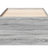 Tagesbett mit Schubladen ohne Matratze Grau Sonoma 100x200 cm