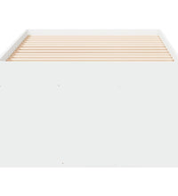 Tagesbett mit Schubladen ohne Matratze Weiß 75x190 cm