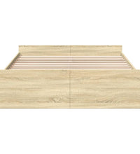 Bettgestell mit Schubladen Sonoma-Eiche 160x200cm Holzwerkstoff