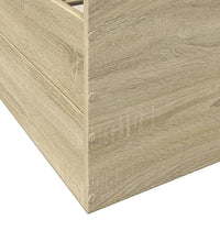 Bettgestell mit Schubladen Sonoma-Eiche 160x200cm Holzwerkstoff